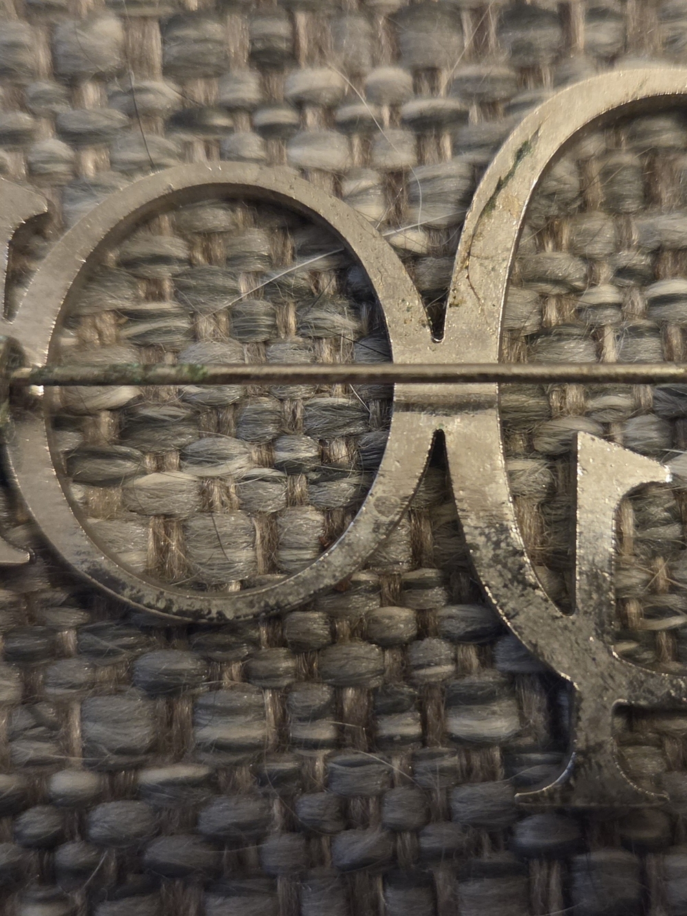 Imitation Dior Silver Brooch - Picture 4 of 6